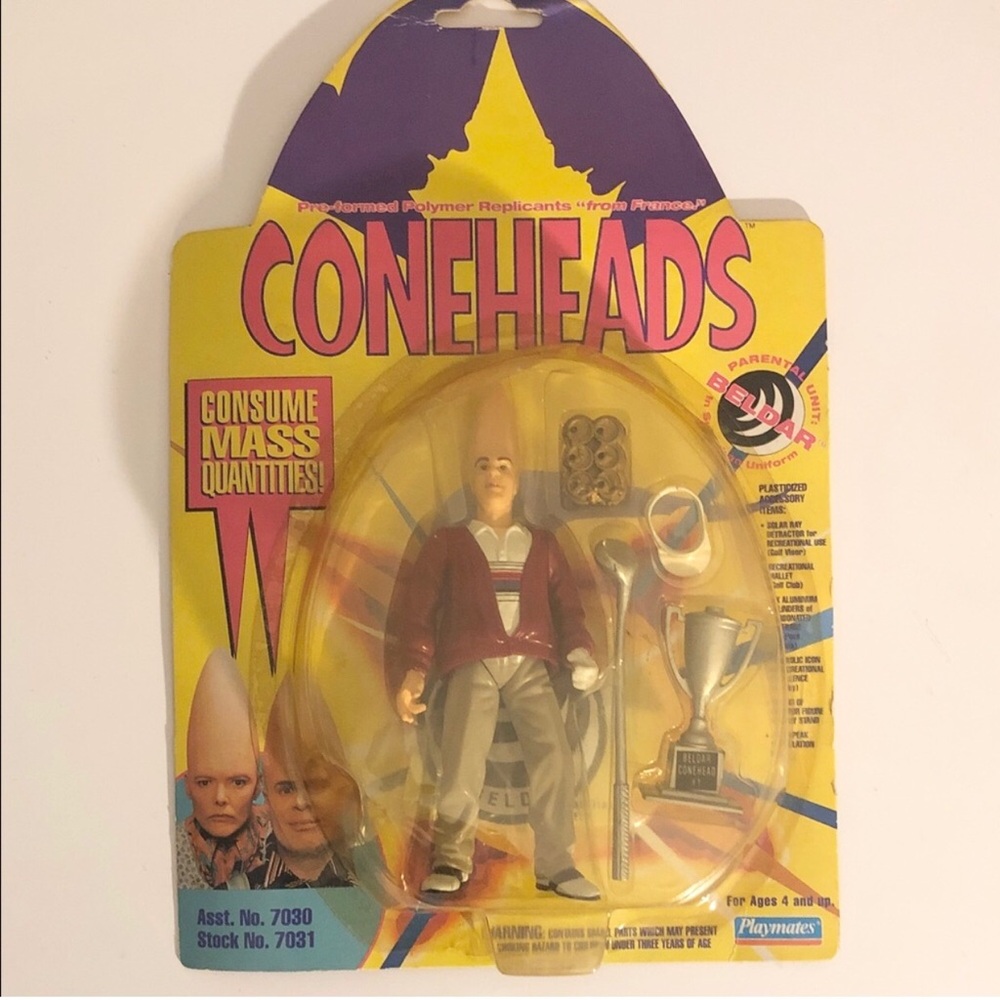 Coneheads Vintage Action Figure with Accessories